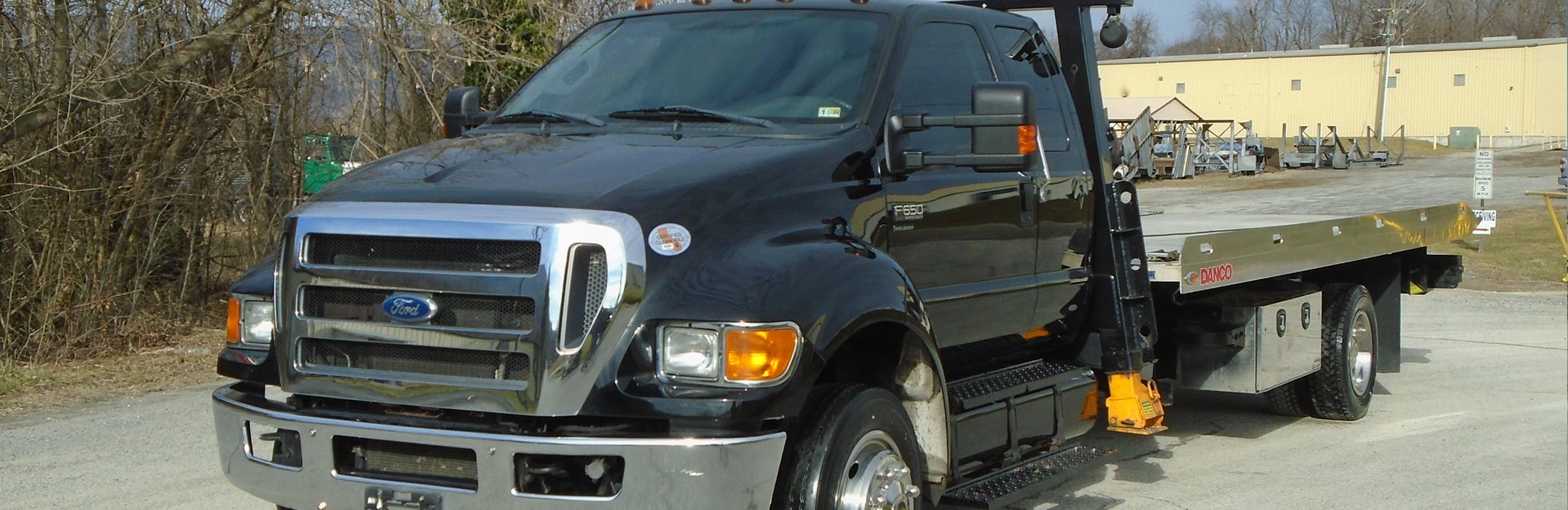 BLACK FORD TRUCK